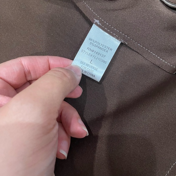 HYFVE Faux Suede Moto Biker Jacket SZ L - Picture 3 of 5